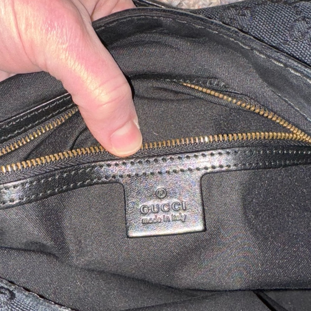 Black GUCCI XL JOCKEY with GG Fabric Excellent condition - Picture 10 of 13